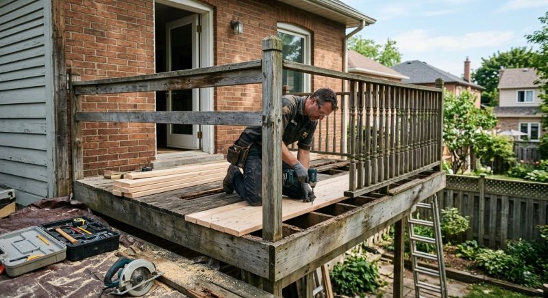 Deck Stairs Repair in Redmond, WA